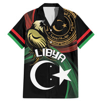 Personalized Libya Family Matching Mermaid Dress and Hawaiian Shirt White Star And Crescent - Wonder Print Shop