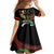 Personalized Libya Family Matching Off Shoulder Maxi Dress and Hawaiian Shirt White Star And Crescent - Wonder Print Shop