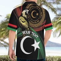 Personalized Libya Hawaiian Shirt White Star And Crescent - Wonder Print Shop