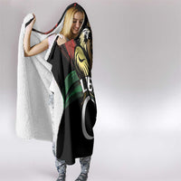 Libya Hooded Blanket White Star And Crescent