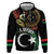 Personalized Libya Hoodie White Star And Crescent - Wonder Print Shop