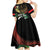 Personalized Libya Kid Short Sleeve Dress White Star And Crescent - Wonder Print Shop
