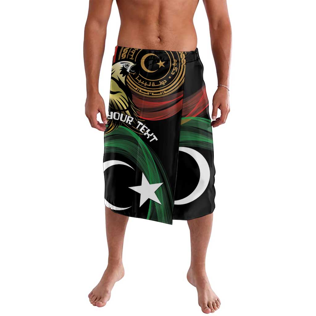Personalized Libya Lavalava White Star And Crescent - Wonder Print Shop