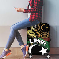 Libya Luggage Cover White Star And Crescent - Wonder Print Shop