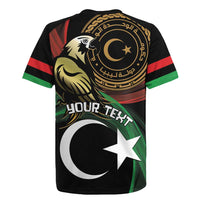 Personalized Libya Rugby Jersey White Star And Crescent - Wonder Print Shop