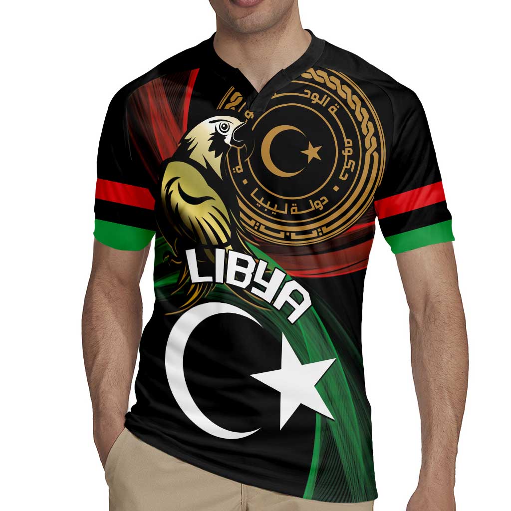 Personalized Libya Rugby Jersey White Star And Crescent - Wonder Print Shop