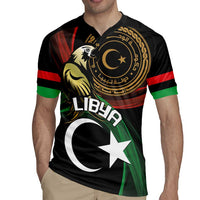 Personalized Libya Rugby Jersey White Star And Crescent - Wonder Print Shop