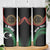 Personalized Libya Skinny Tumbler White Star And Crescent - Wonder Print Shop