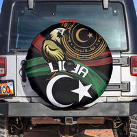 Libya Spare Tire Cover White Star And Crescent - Wonder Print Shop