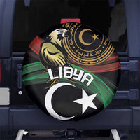 Libya Spare Tire Cover White Star And Crescent - Wonder Print Shop