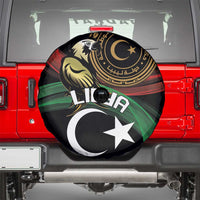 Libya Spare Tire Cover White Star And Crescent - Wonder Print Shop