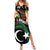Personalized Libya Summer Maxi Dress White Star And Crescent - Wonder Print Shop