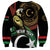Personalized Libya Sweatshirt White Star And Crescent - Wonder Print Shop