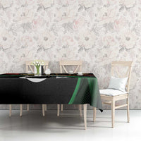 Libya Tablecloth White Star And Crescent - Wonder Print Shop