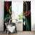 Libya Window Curtain White Star And Crescent - Wonder Print Shop