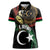 Personalized Libya Women Polo Shirt White Star And Crescent - Wonder Print Shop