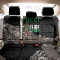 Free Palestine Back Car Seat Cover Eagle of Saladin - Wonder Print Shop