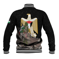 Free Palestine Baseball Jacket Eagle of Saladin - Wonder Print Shop