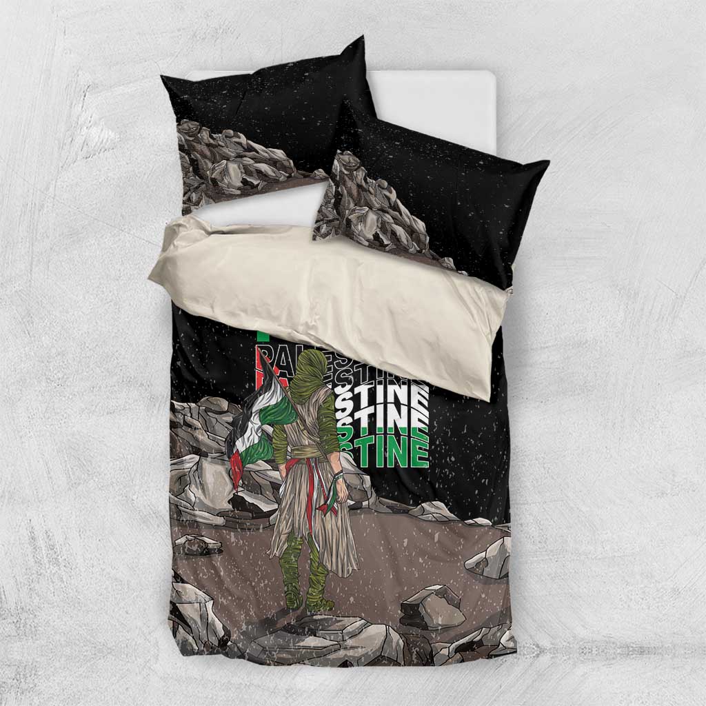 Free Palestine Bedding Set Eagle of Saladin - Wonder Print Shop