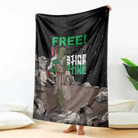 Free Palestine Blanket Eagle of Saladin