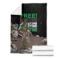 Free Palestine Blanket Eagle of Saladin