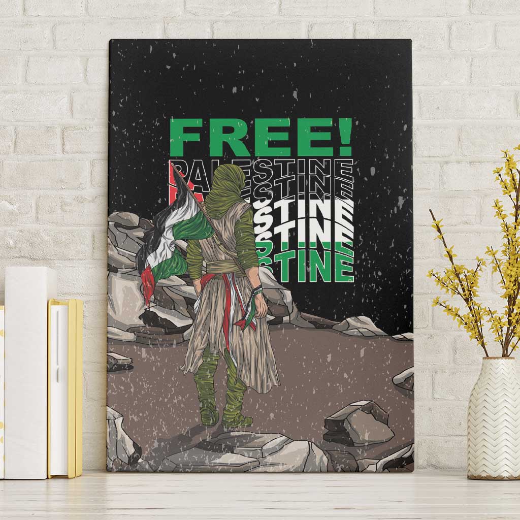 Free Palestine Canvas Wall Art Eagle of Saladin - Wonder Print Shop