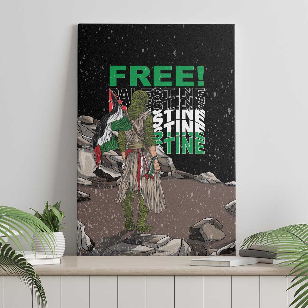 Free Palestine Canvas Wall Art Eagle of Saladin - Wonder Print Shop