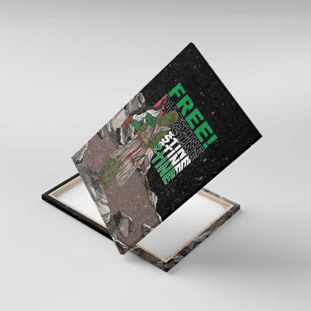 Free Palestine Canvas Wall Art Eagle of Saladin - Wonder Print Shop