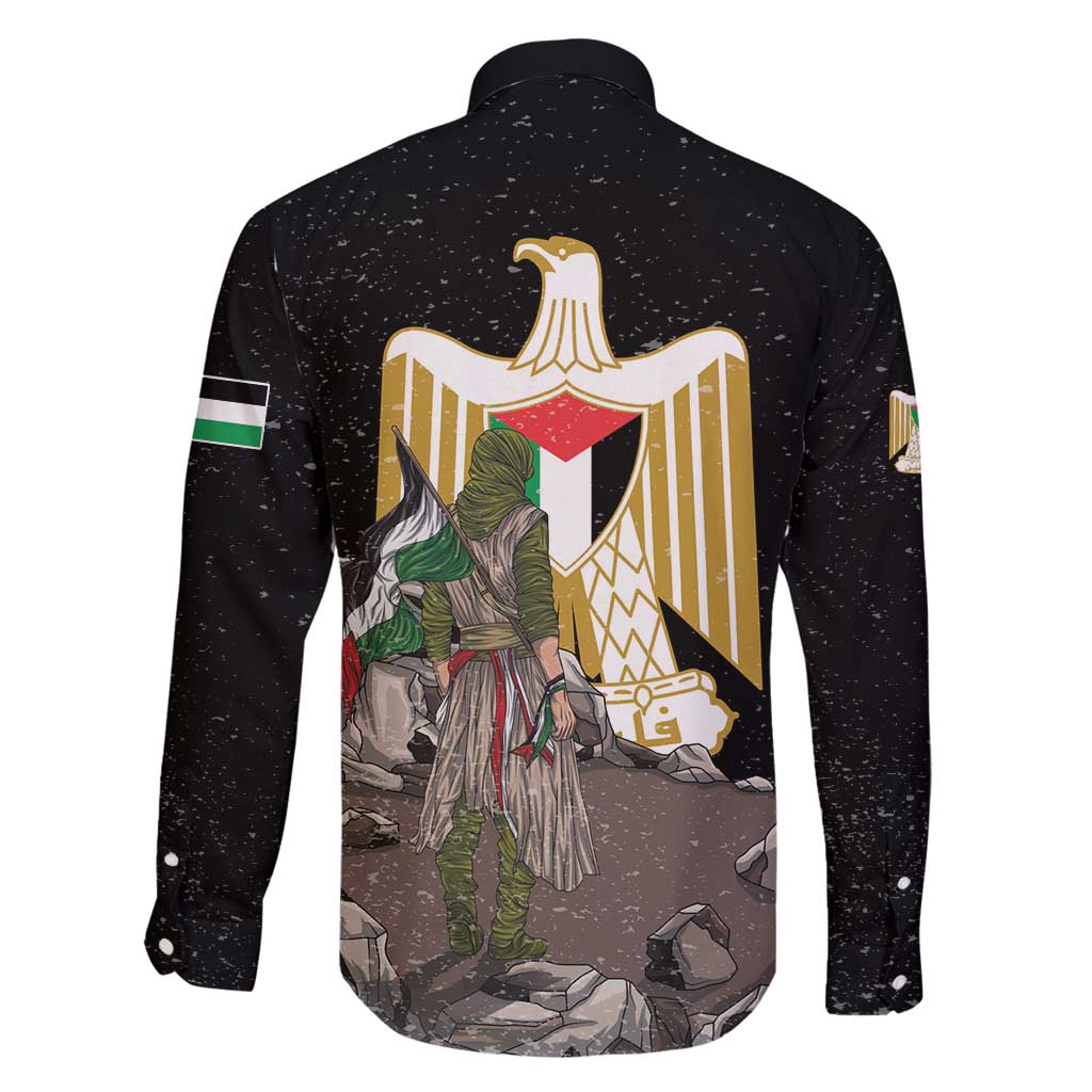 Free Palestine Family Matching Summer Maxi Dress and Hawaiian Shirt Eagle of Saladin - Wonder Print Shop