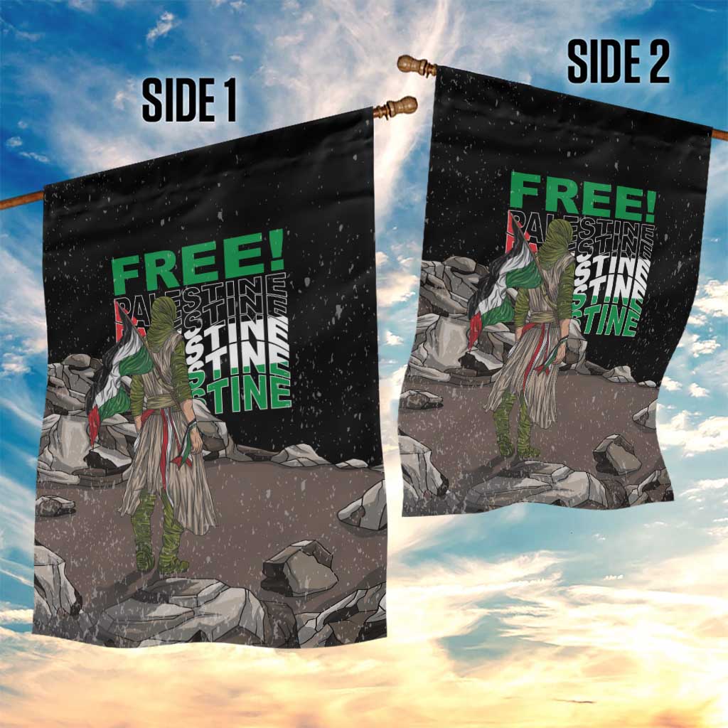 Free Palestine Garden Flag Eagle of Saladin - Wonder Print Shop