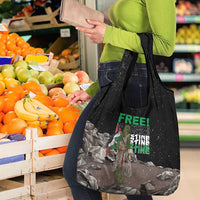 Free Palestine Grocery Bag Eagle of Saladin