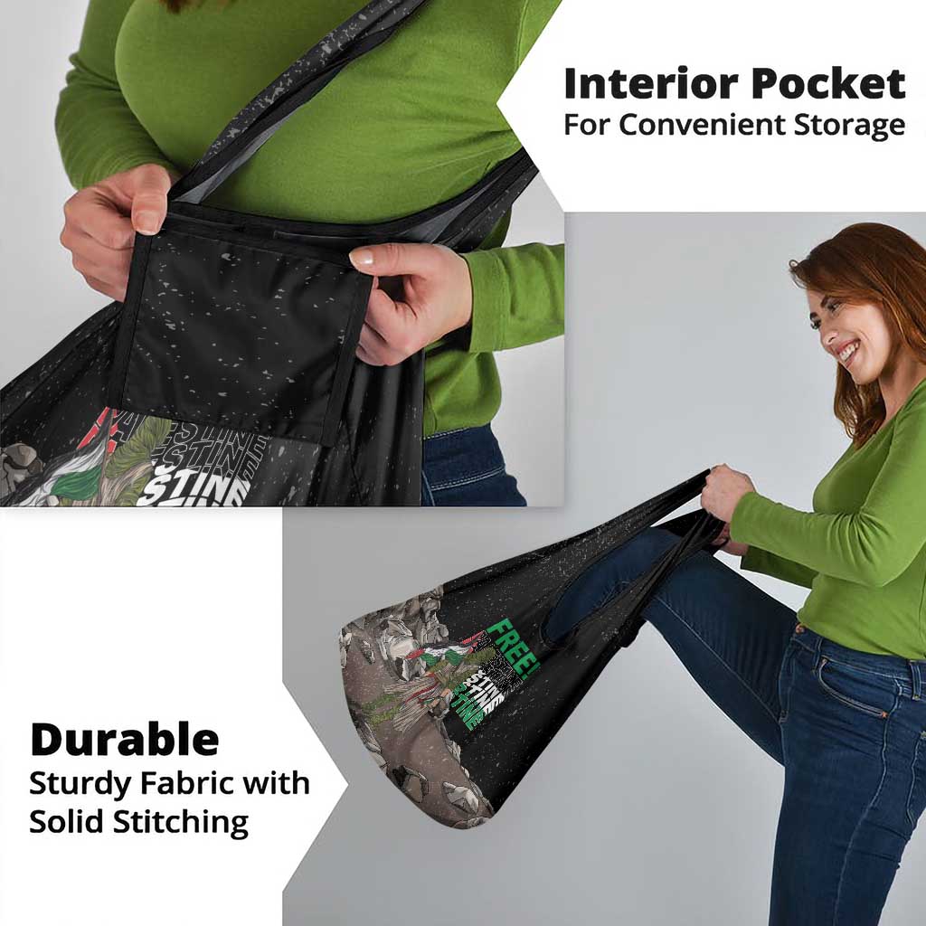 Free Palestine Grocery Bag Eagle of Saladin