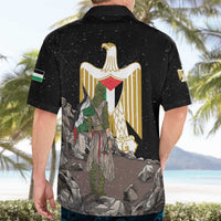 Free Palestine Hawaiian Shirt Eagle of Saladin - Wonder Print Shop