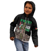 Free Palestine Kid Hoodie Eagle of Saladin - Wonder Print Shop