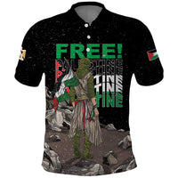 Free Palestine Polo Shirt Eagle of Saladin - Wonder Print Shop