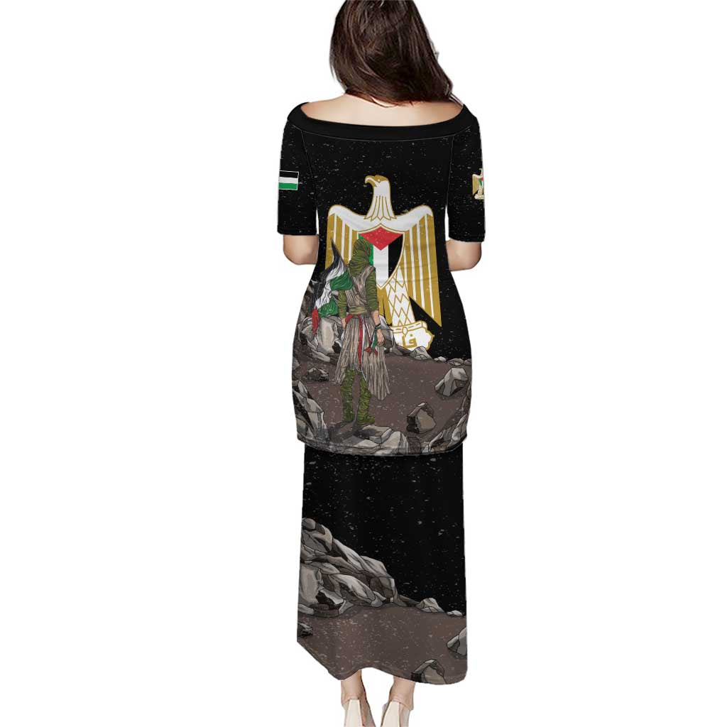 Free Palestine Puletasi Eagle of Saladin - Wonder Print Shop