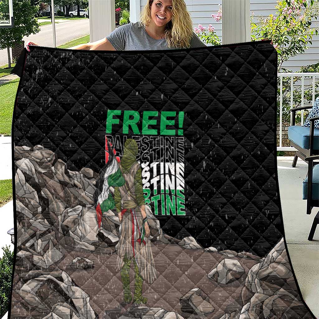 Free Palestine Quilt Eagle of Saladin - Wonder Print Shop
