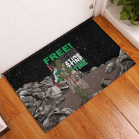 Free Palestine Rubber Doormat Eagle of Saladin - Wonder Print Shop