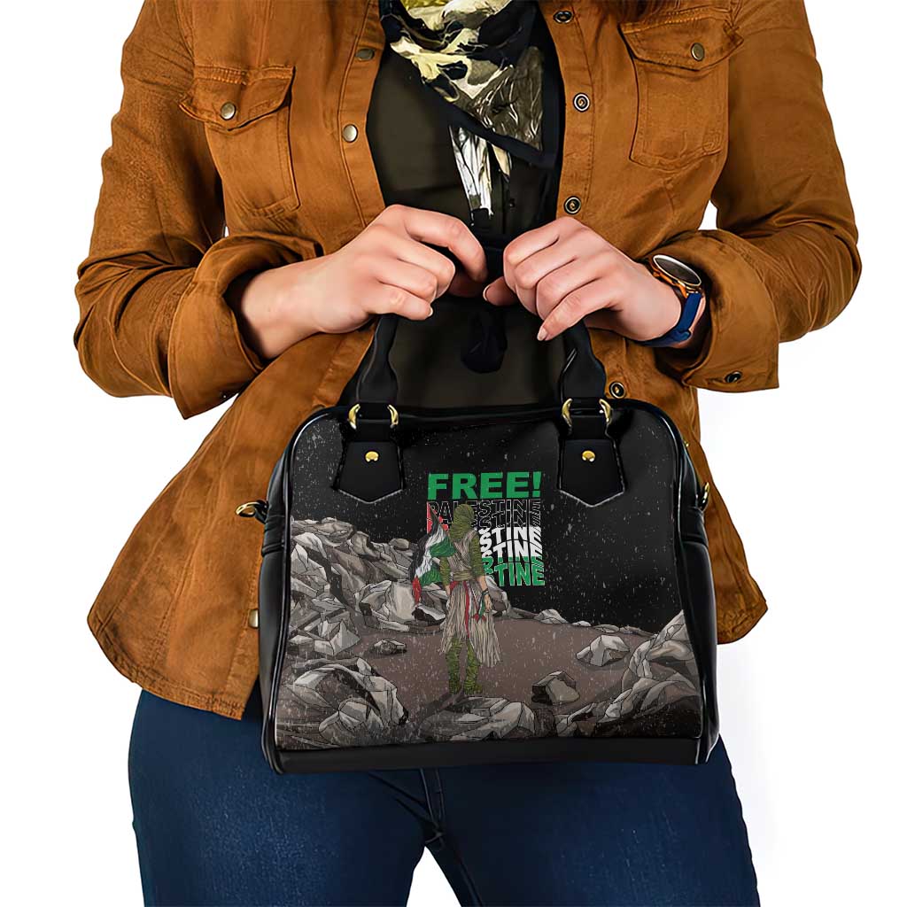 Free Palestine Shoulder Handbag Eagle of Saladin