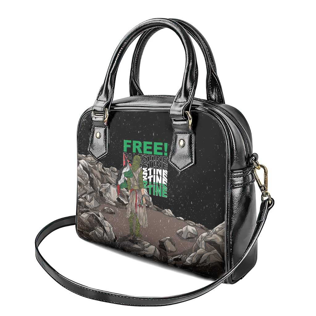 Free Palestine Shoulder Handbag Eagle of Saladin