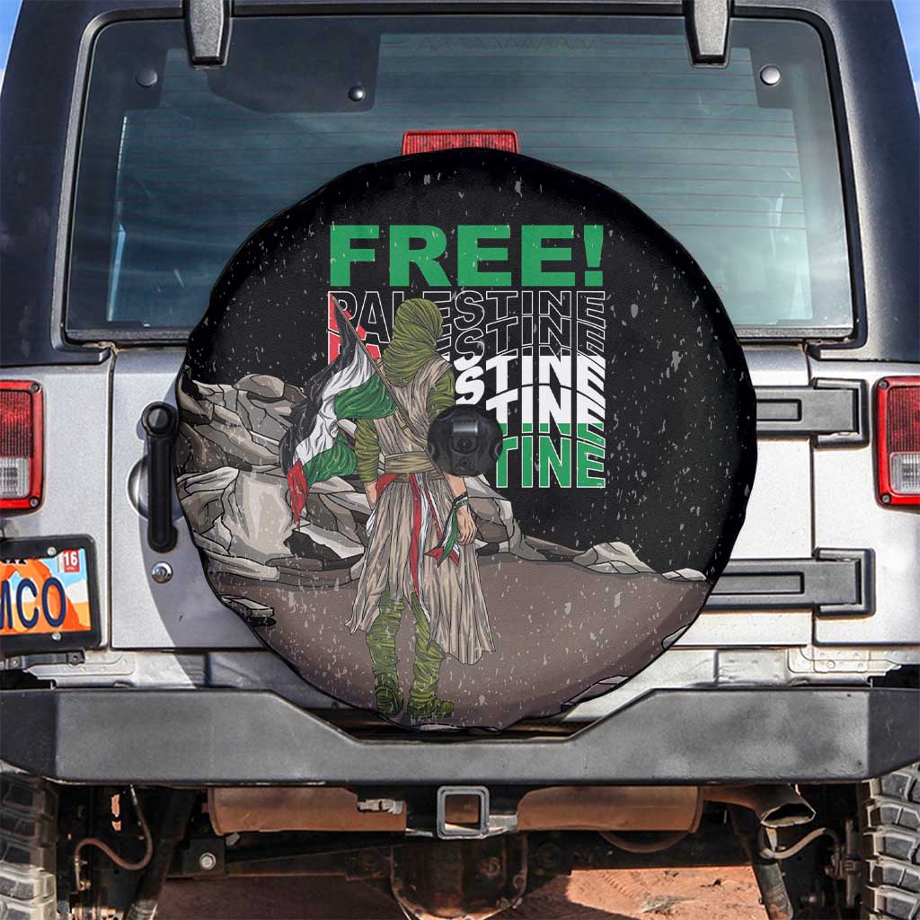 Free Palestine Spare Tire Cover Eagle of Saladin - Wonder Print Shop