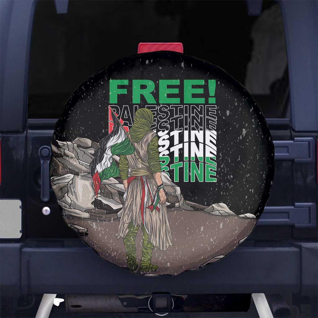 Free Palestine Spare Tire Cover Eagle of Saladin - Wonder Print Shop
