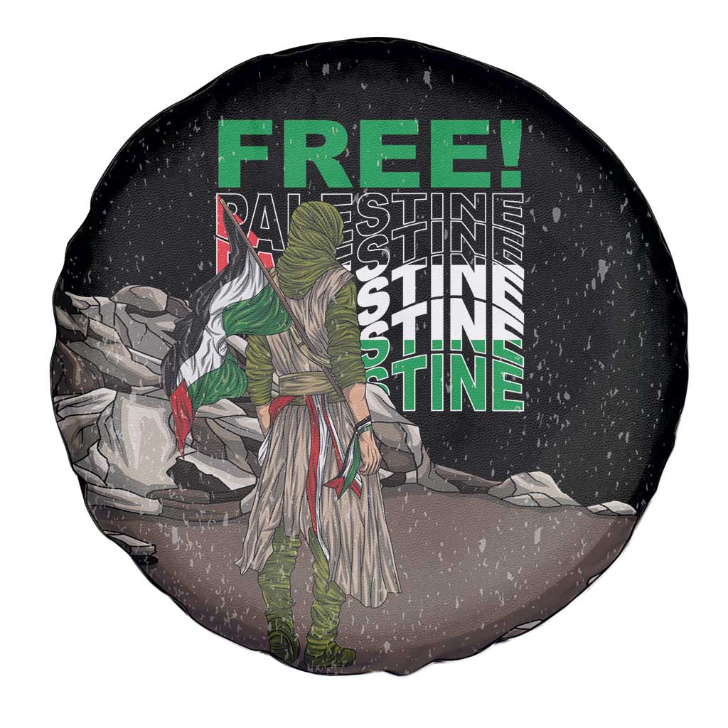 Free Palestine Spare Tire Cover Eagle of Saladin - Wonder Print Shop