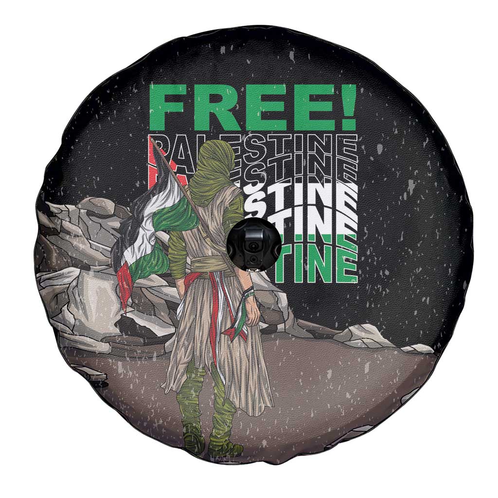 Free Palestine Spare Tire Cover Eagle of Saladin - Wonder Print Shop