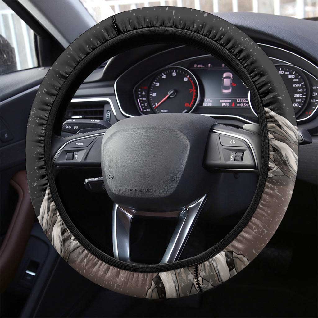 Free Palestine Steering Wheel Cover Eagle of Saladin - Wonder Print Shop