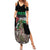 Free Palestine Summer Maxi Dress Eagle of Saladin - Wonder Print Shop