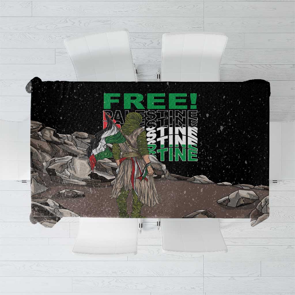 Free Palestine Tablecloth Eagle of Saladin - Wonder Print Shop