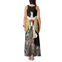 Free Palestine Tank Maxi Dress Eagle of Saladin - Wonder Print Shop