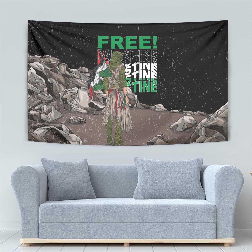 Free Palestine Tapestry Eagle of Saladin - Wonder Print Shop