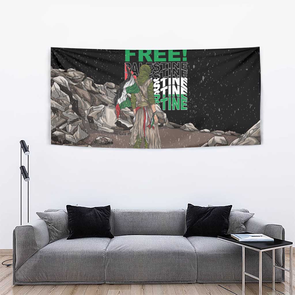Free Palestine Tapestry Eagle of Saladin - Wonder Print Shop